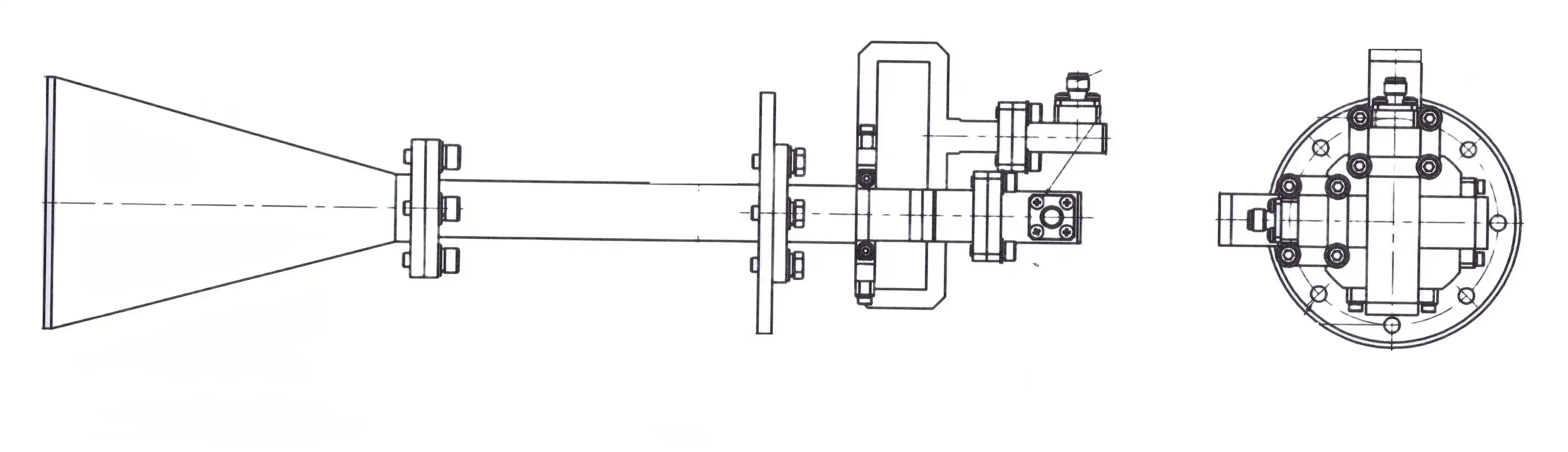 Conical Dual Circular Polarization Horn Antenna