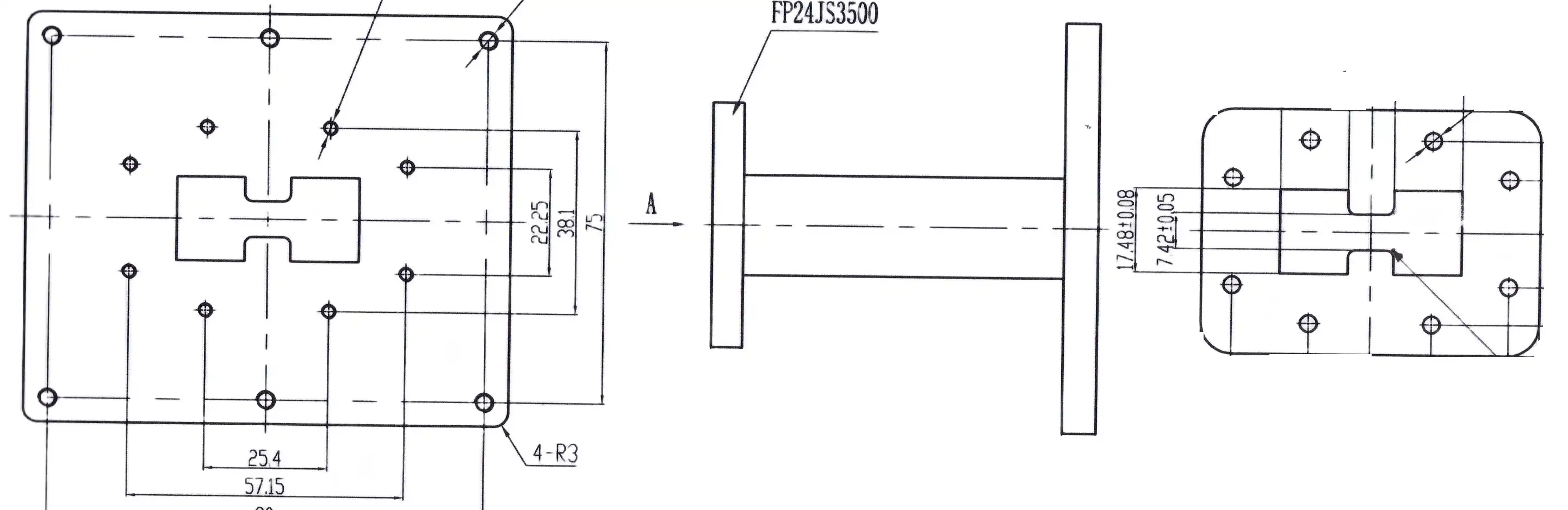 Double Ridge Straight Waveguide Double Ridge Straight Waveguide