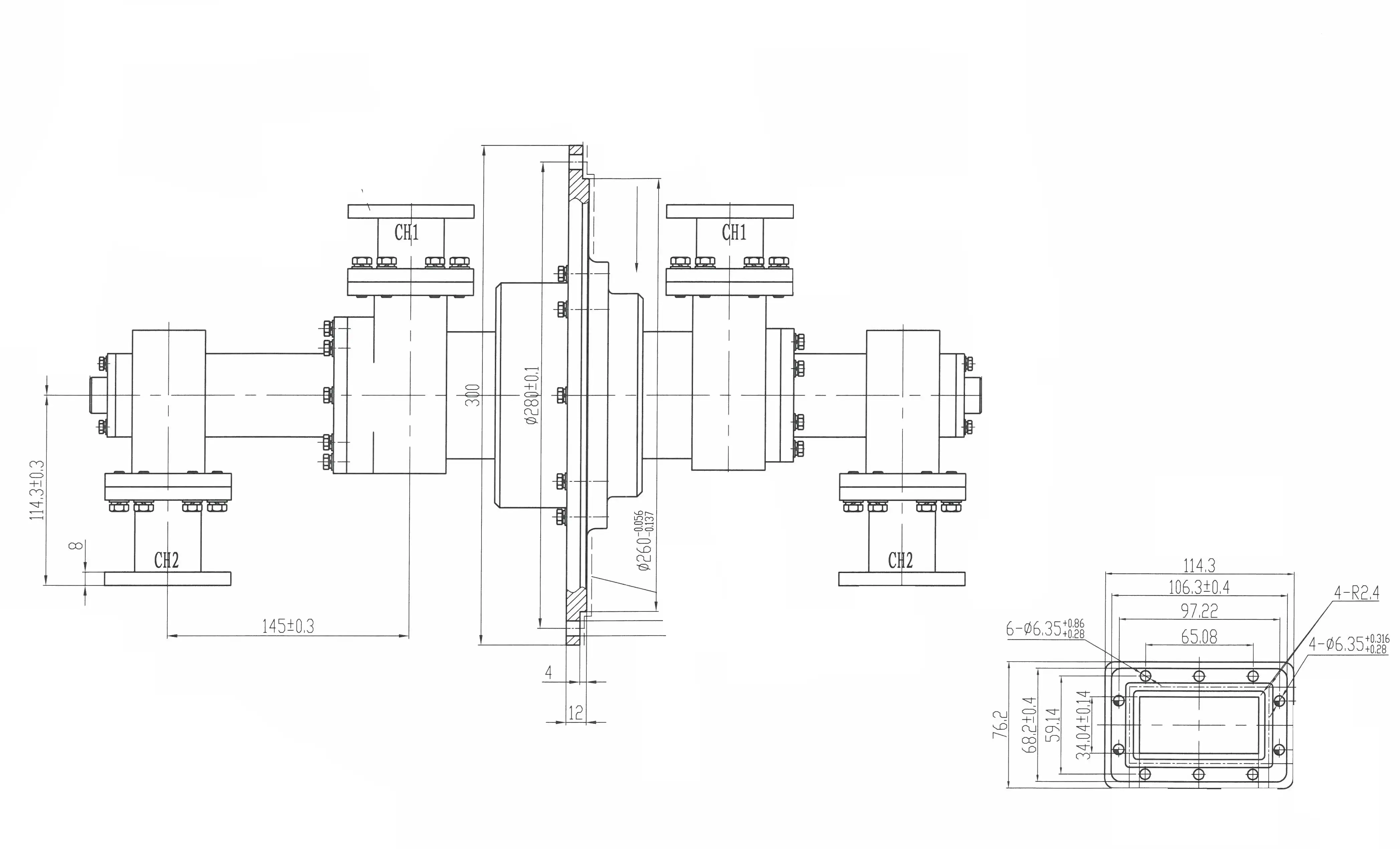 Dual Channel Coaxial Rotary Joint