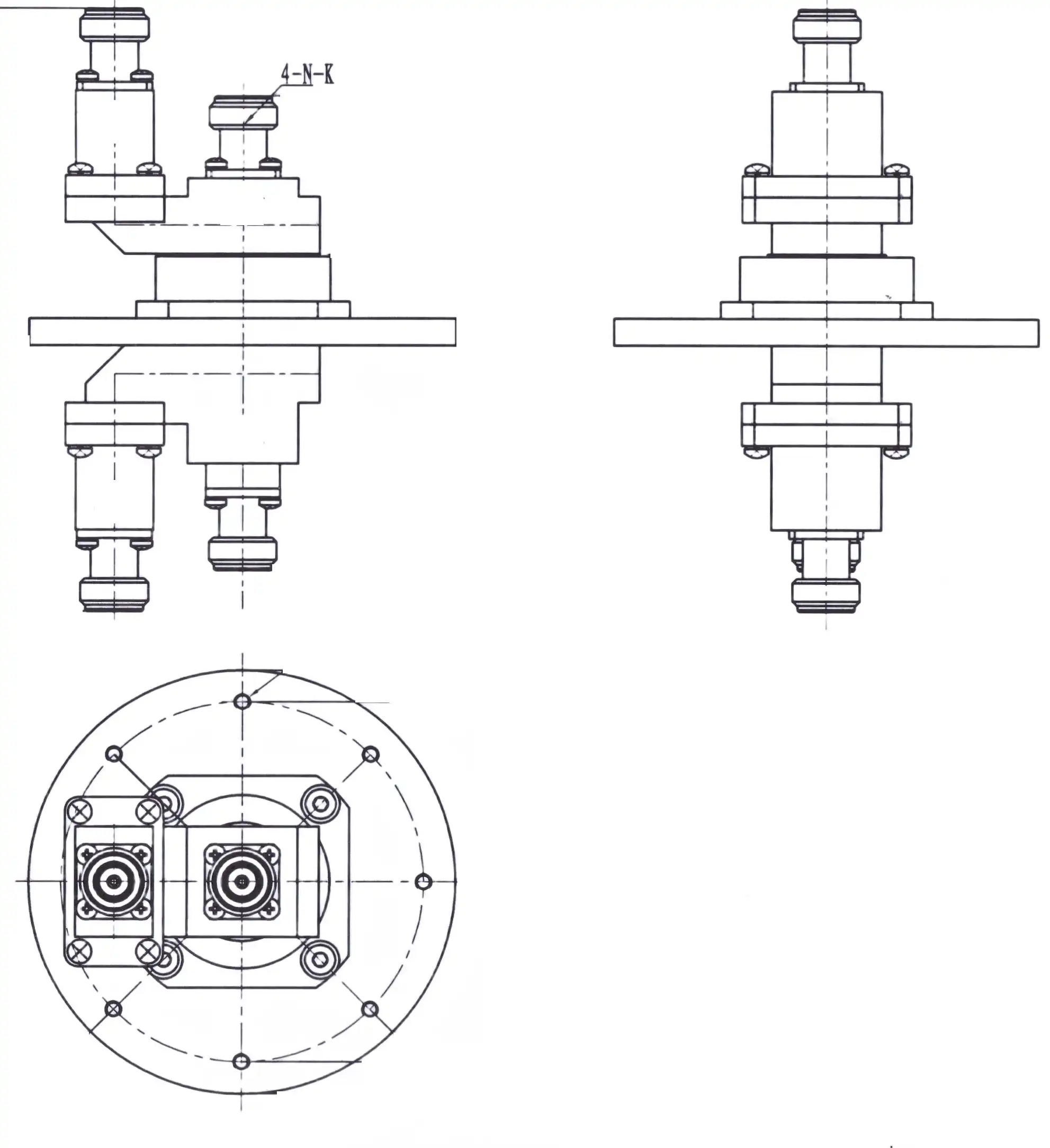Dual Channel Coaxial Rotary Joint Dual Channel Coaxial Rotary Joint