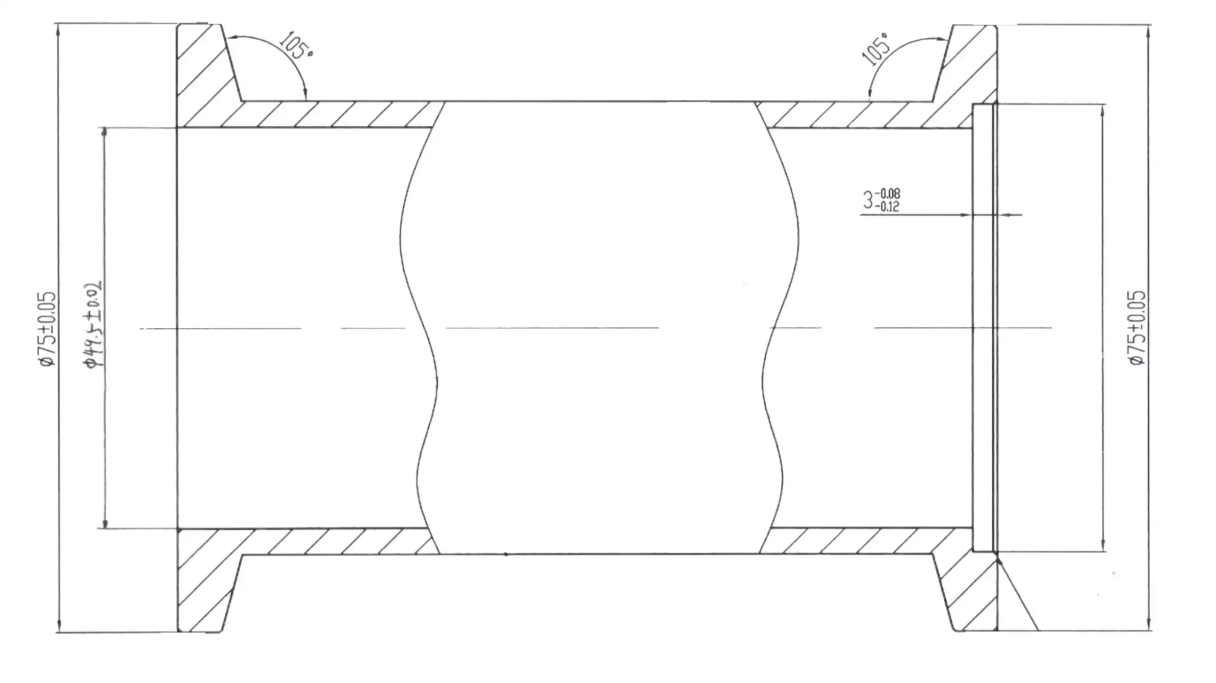 Circular Straight Waveguide Circular Straight Waveguide