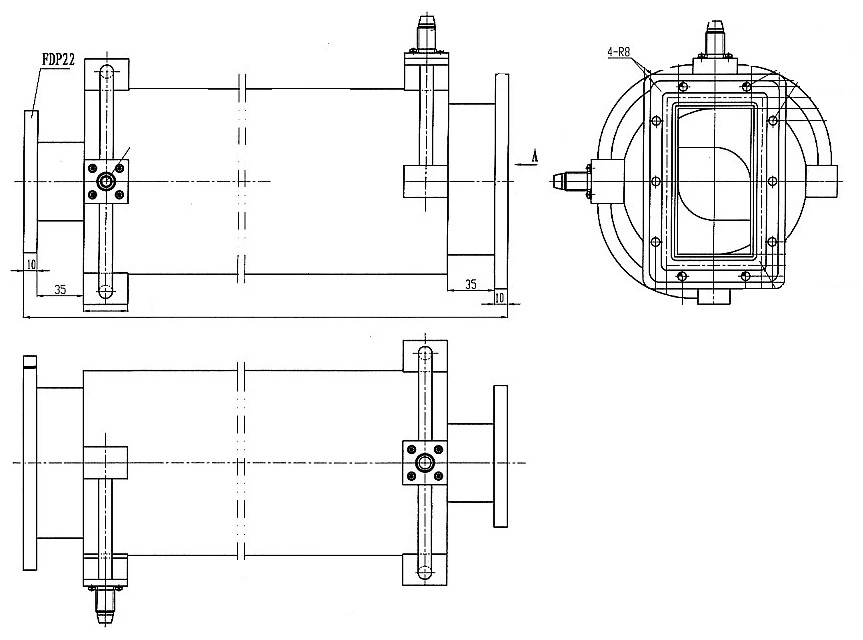 water-cooled twist waveguide water-cooled twist waveguide